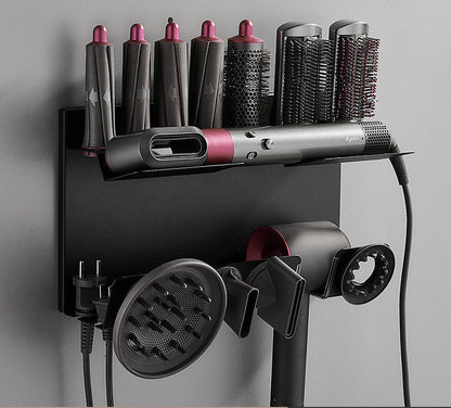 Curling Rod Storage Rack Free Wall-mounted