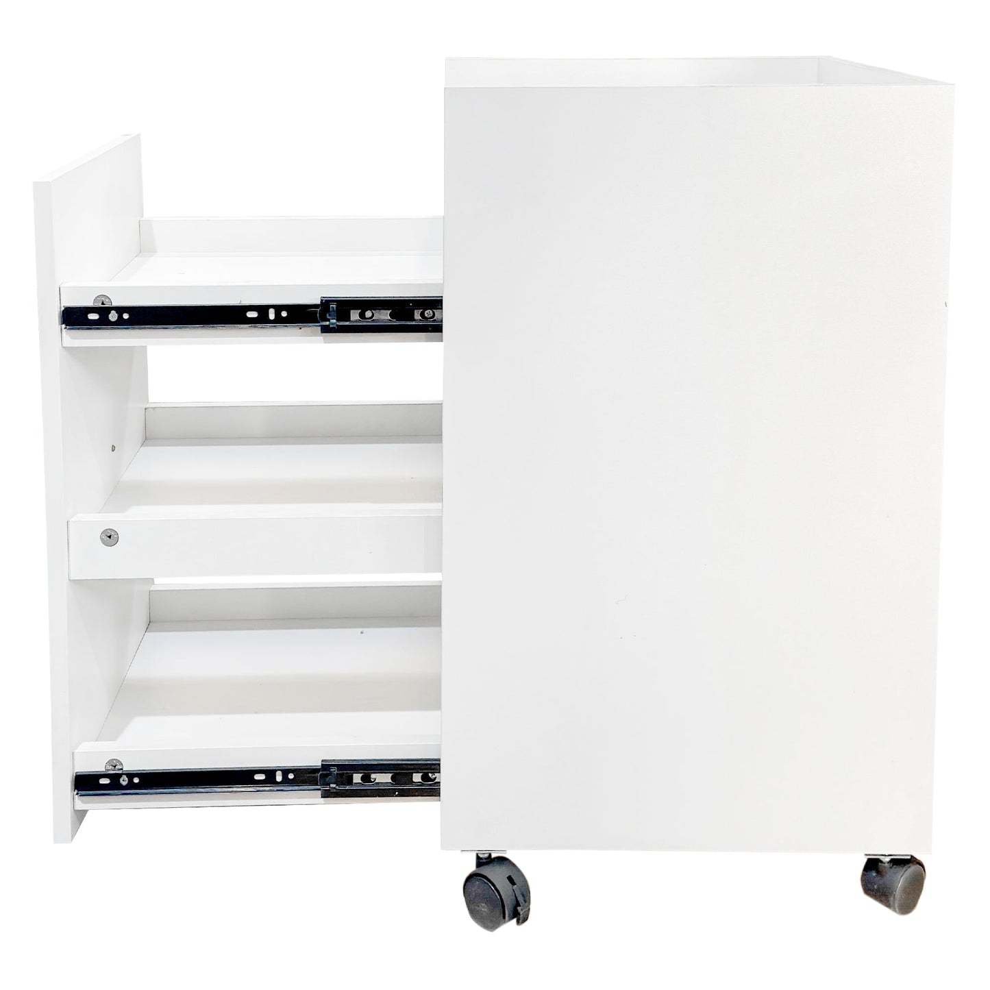 Organizer for Pantry - Sliding Snack Cabinet with Wheels
