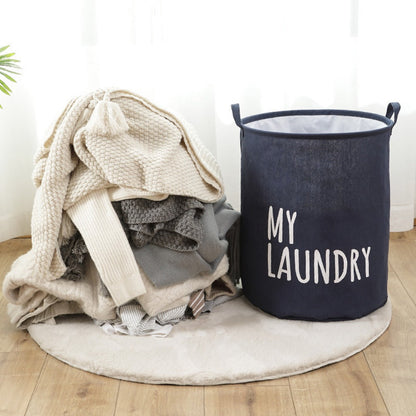 Clothes dirty clothes basket, large capacity bundle quilt clothes storage bag, waterproof and moisture-proof packaging bag household, fabric laundry bag