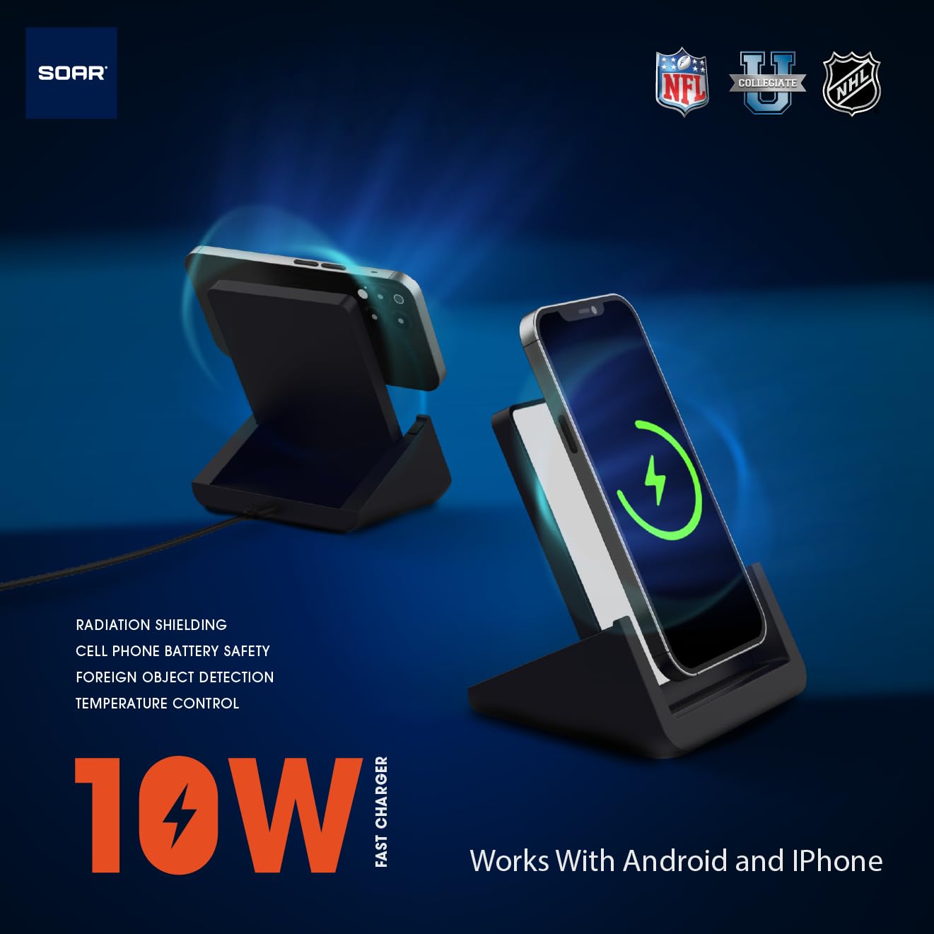 Wireless V.4 Phone Charging Stand, Team Color, One Size Us