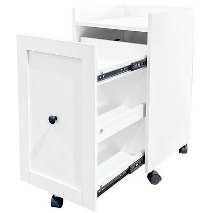 Organizer for Pantry - Sliding Snack Cabinet with Wheels