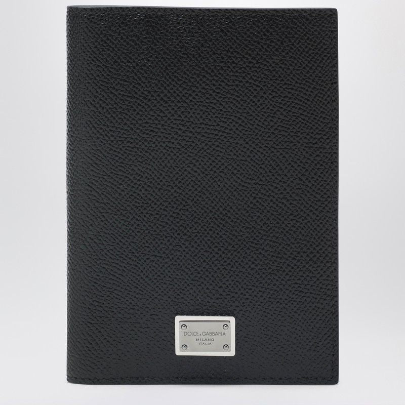 DOLCE & GABBANA Mini Passport Holder with Logo Plaque
