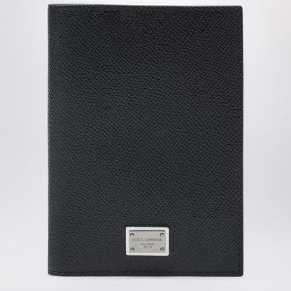 DOLCE & GABBANA Mini Passport Holder with Logo Plaque