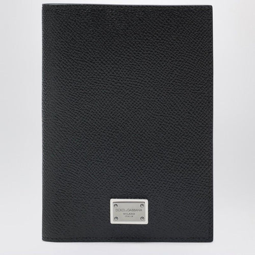 DOLCE & GABBANA Mini Passport Holder with Logo Plaque
