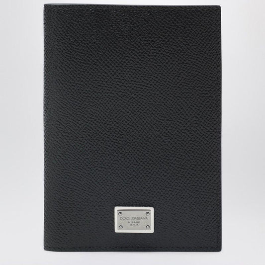 DOLCE & GABBANA Mini Passport Holder with Logo Plaque