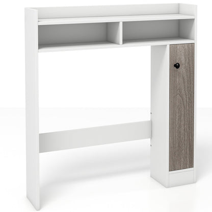 Bathroom Over the Toilet Floor Storage Organizer with Adjustable Shelves