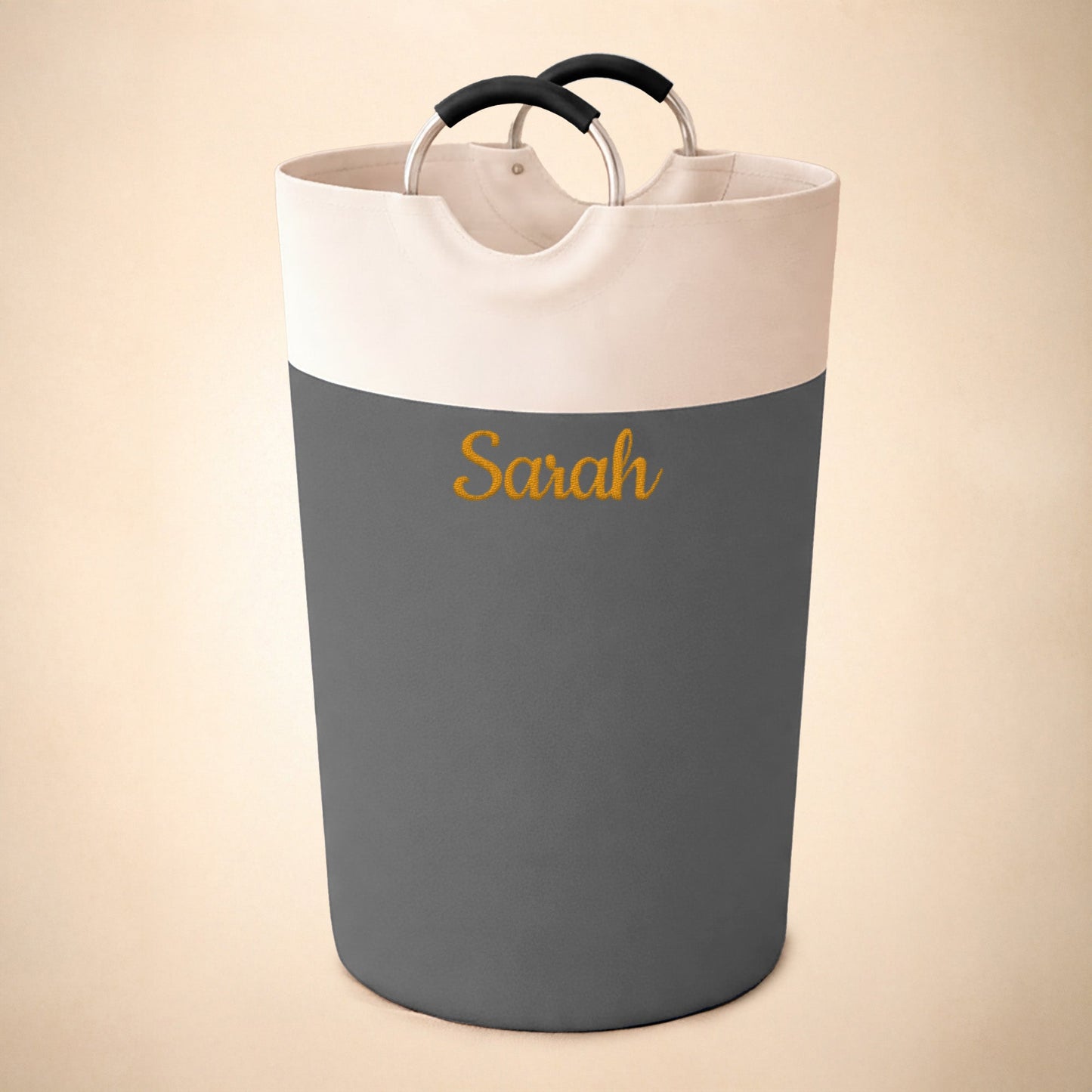 Personalized Laundry Basket – Custom Embroidery Name