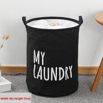 Clothes dirty clothes basket, large capacity bundle quilt clothes storage bag, waterproof and moisture-proof packaging bag household, fabric laundry bag