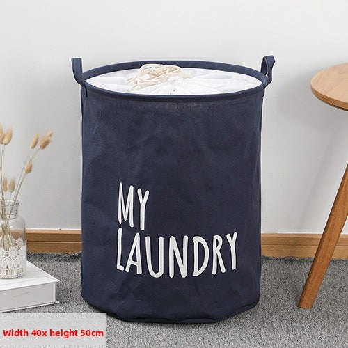 Clothes dirty clothes basket, large capacity bundle quilt clothes storage bag, waterproof and moisture-proof packaging bag household, fabric laundry bag