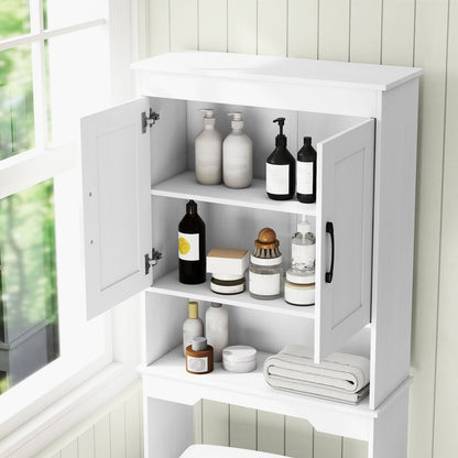 Over Toilet Space Saver Bathroom Organizer with Storage Cabinet