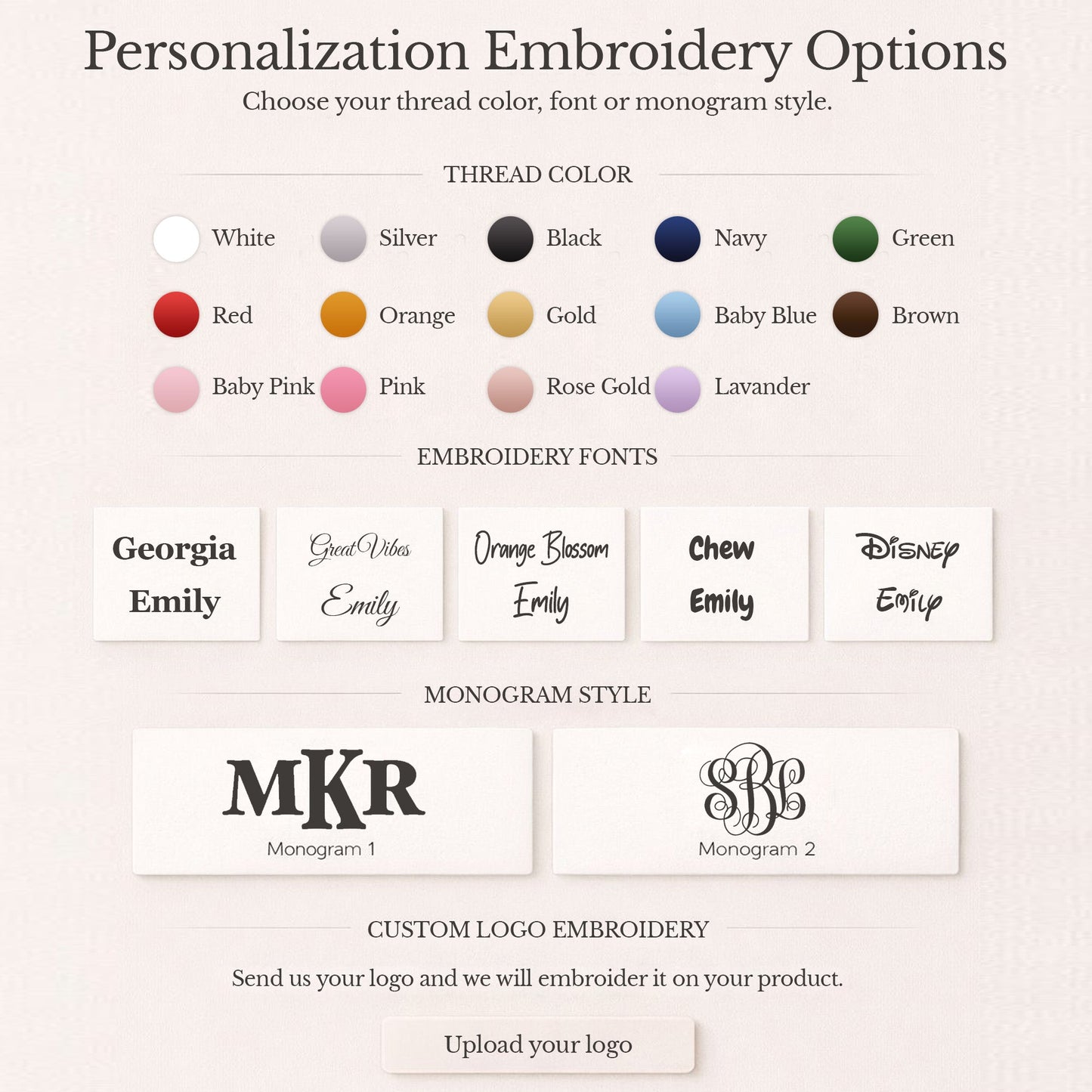 Personalized Laundry Basket – Custom Embroidery Name