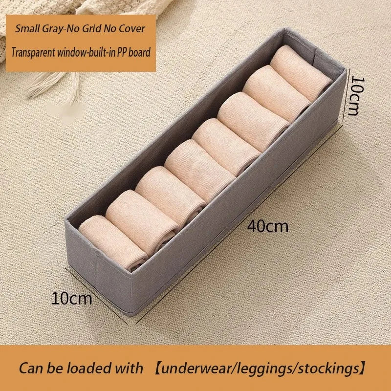 1Pcs Pants Storage Box Clothes Organizers of Cabinets and Drawers Fabric Foldable Boxes for Bedroom Wardrobe Organization Home ﻿