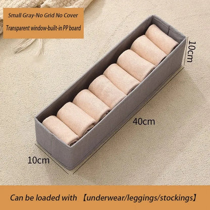 1Pcs Pants Storage Box Clothes Organizers of Cabinets and Drawers Fabric Foldable Boxes for Bedroom Wardrobe Organization Home ﻿