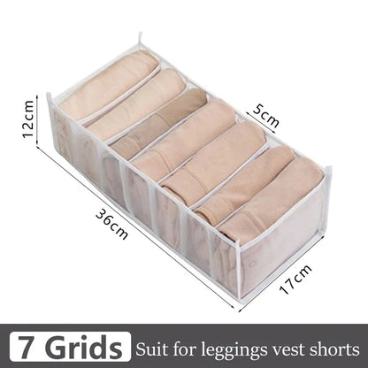 Jeans Organization Storage Box | Closet Drawer Organizer for Pants and Clothing