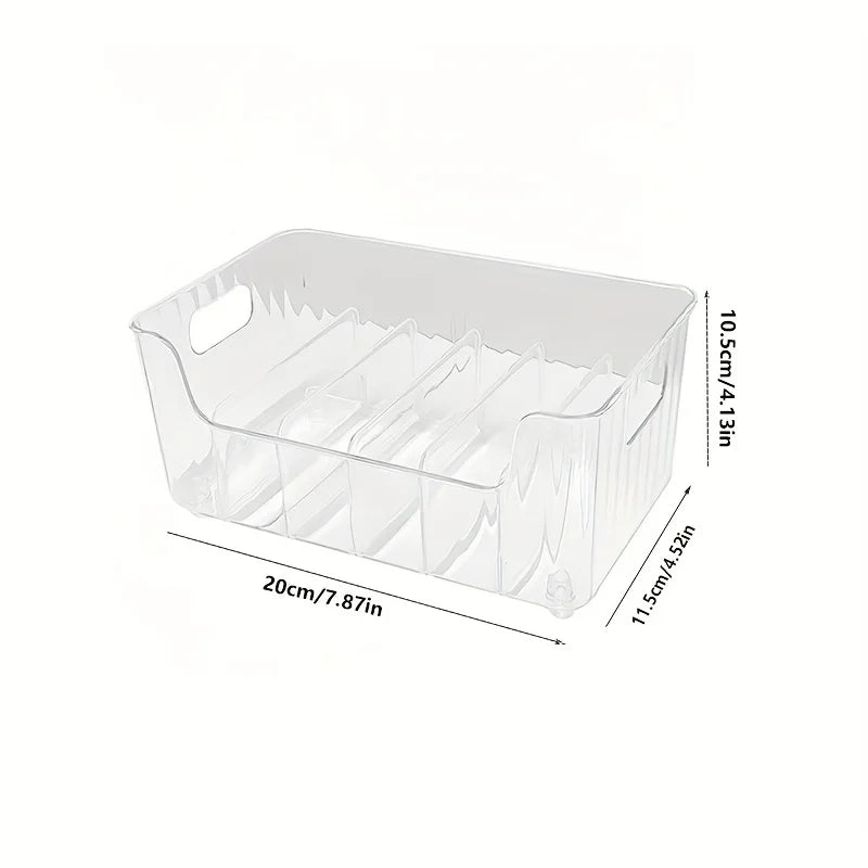 6 - Compartment Detachable Spice Rack. Large - capacity for fridge, cabinet & countertop seasoning storage. Practical organizer.