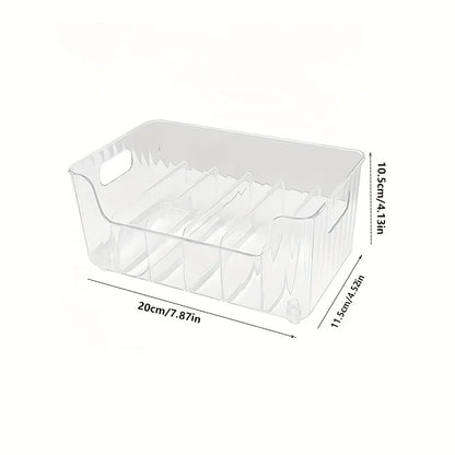 6 - Compartment Detachable Spice Rack. Large - capacity for fridge, cabinet & countertop seasoning storage. Practical organizer.