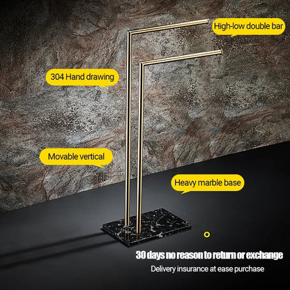 Marble Luxury Hotel Towel Rack