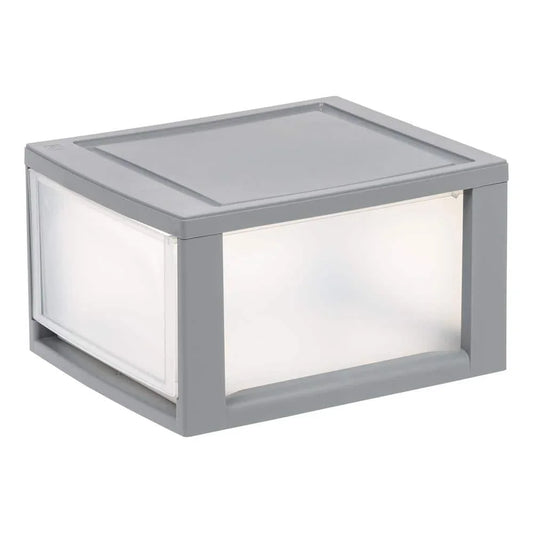 Gray Stackable Storage Unit closet organizer  cabinet organizer  storage drawers  organizer drawer  drawer divider