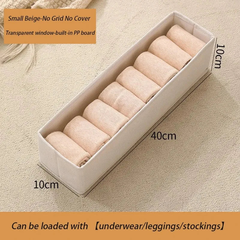 1Pcs Pants Storage Box Clothes Organizers of Cabinets and Drawers Fabric Foldable Boxes for Bedroom Wardrobe Organization Home ﻿