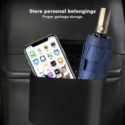 Car Trash Can With Lid | Leak-Proof Mini Car Organizer for Auto Office Home