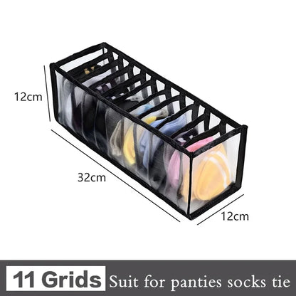 Jeans Organization Storage Box | Closet Drawer Organizer for Pants and Clothing