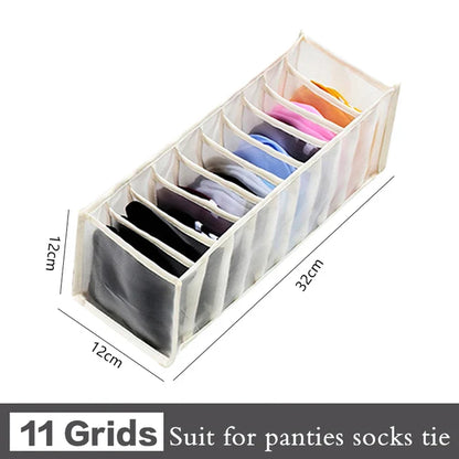 Jeans Organization Storage Box | Closet Drawer Organizer for Pants and Clothing