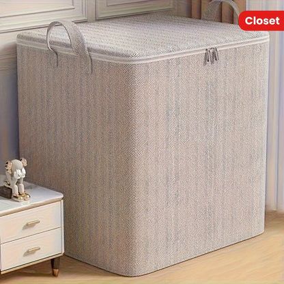 Extra Large Storage Box with Lid Modern Space Saving Design Durable for Clothes Bedding Home Organization Wardrobe Moving