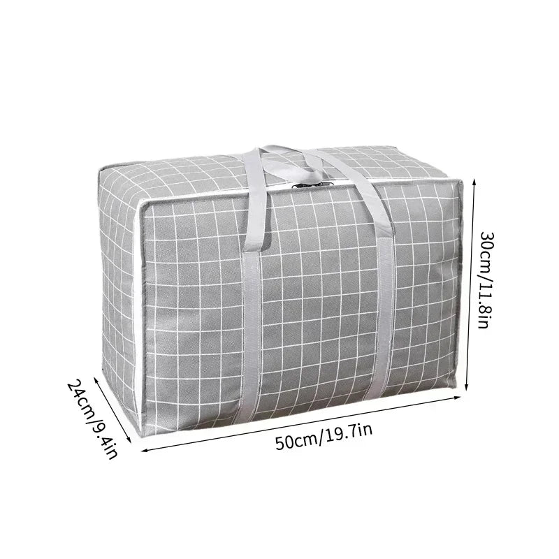Foldable Clothes Storage Bag Visual Quilt Organize Cases Waterproof Large Capacity Clothing Pack Bag Pillow Down Coat Organize