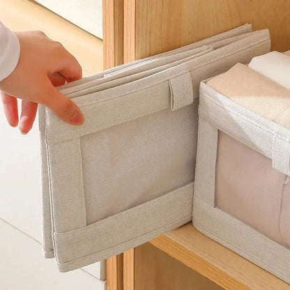1Pcs Pants Storage Box Clothes Organizers of Cabinets and Drawers Fabric Foldable Boxes for Bedroom Wardrobe Organization Home ﻿