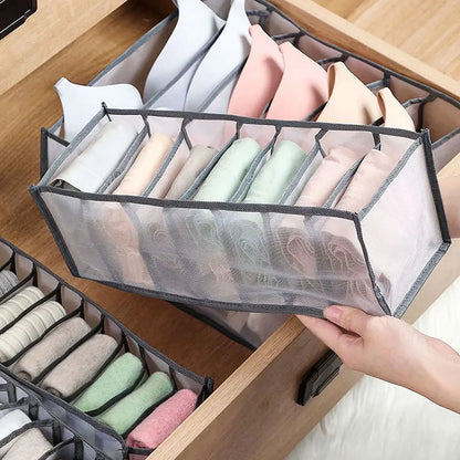 Jeans Organization Storage Box | Closet Drawer Organizer for Pants and Clothing