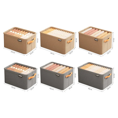 1/2/3PCS Collapsible Clothing Organizer Closet Clothes Pants Storage Organizer Closet Organizer Drawer Organizer Toy Storage