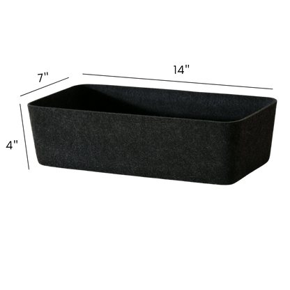 The Sculpted Bin - Long with Lid