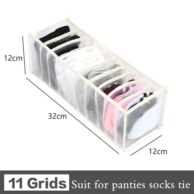 Jeans Organization Storage Box | Closet Drawer Organizer for Pants and Clothing
