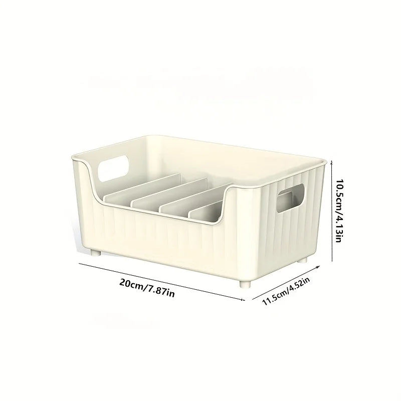 6 - Compartment Detachable Spice Rack. Large - capacity for fridge, cabinet & countertop seasoning storage. Practical organizer.