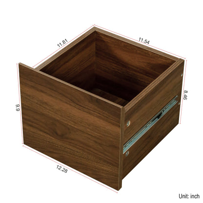 Kitchen Sideboard, Small Countertop Organizer with Sliding Glass Doors and Drawers