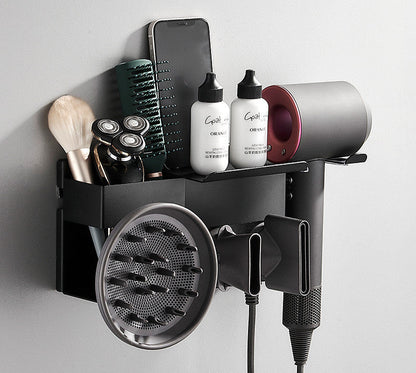 Curling Rod Storage Rack Free Wall-mounted