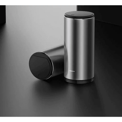 Black Small Trash Bin Garbage Can For Car Waste Rubbish Basket Organizer Storage Holder Car Accessories