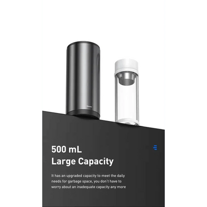 Black Small Trash Bin Garbage Can For Car Waste Rubbish Basket Organizer Storage Holder Car Accessories