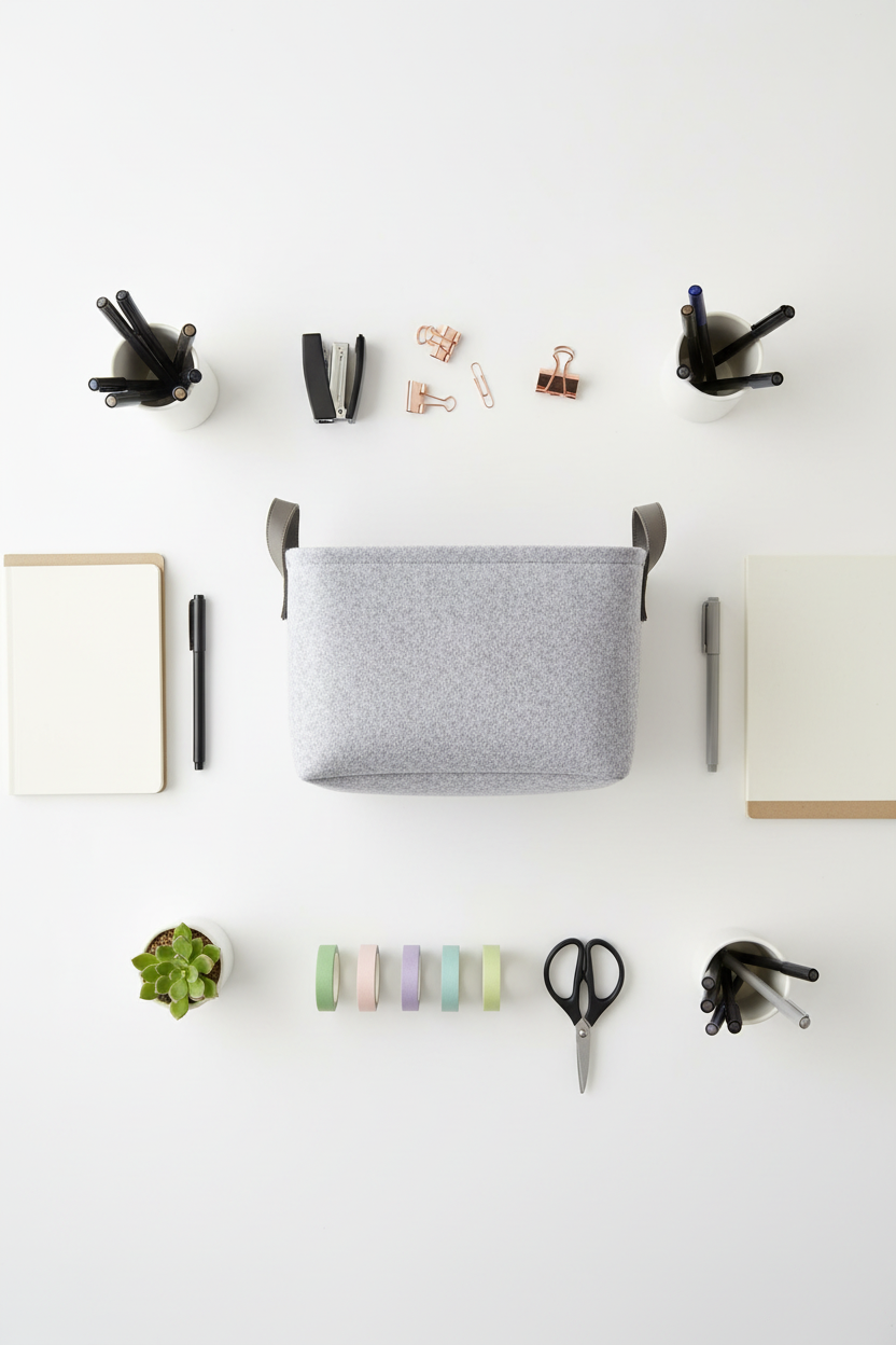 Desktop Stationary Storage Basket