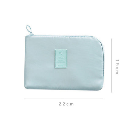 Travel Cable Organizer Pouch Electronic Accessories Carry Case Portable Waterproof Double Layers All-in-One Storage Bag for Cord, Charger, Phone, Earphone