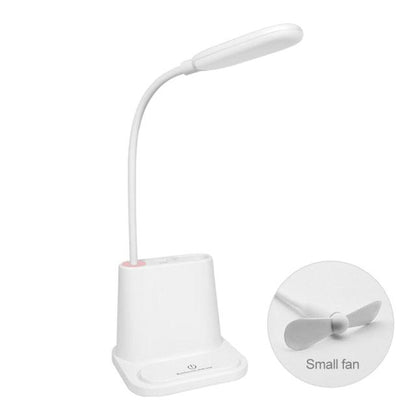 Touch Dimmable LED Desk Lamp 10W Wireless Charging/USB  Charging Table Light for Children Kids Reading Study Bedside Bedroom Decorative Table Lamp Cute Study Lamps for Bedroom Décor